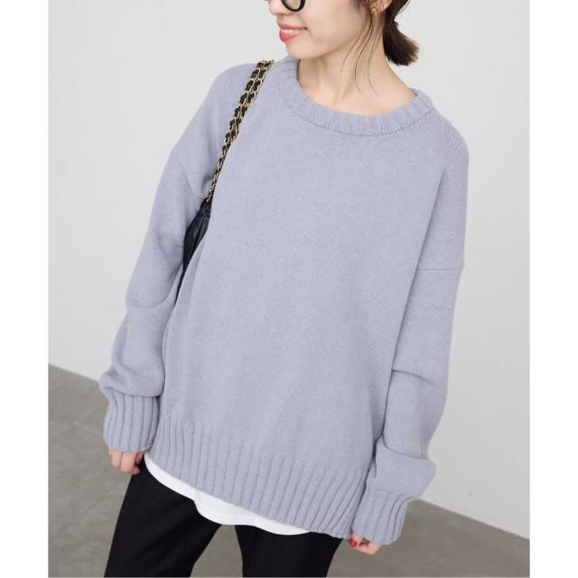 スローブ イエナ（SLOBE IENA）/《WEB限定/追加予約》バルキーコットンプルオーバー