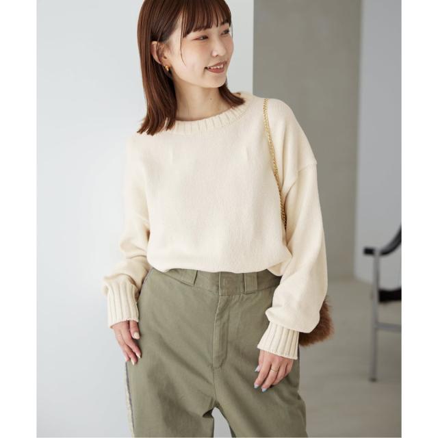 スローブ イエナ（SLOBE IENA）/《WEB限定/追加予約》バルキーコットンプルオーバー