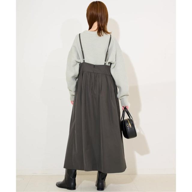 スローブ イエナ（SLOBE IENA）/《予約》マットタフタキャミワンピース