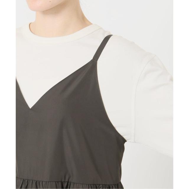 スローブ イエナ（SLOBE IENA）/《予約》マットタフタキャミワンピース