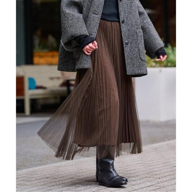 【NEW】スローブ イエナ（SLOBE IENA）/《追加》リバーシブルプリーツスカート