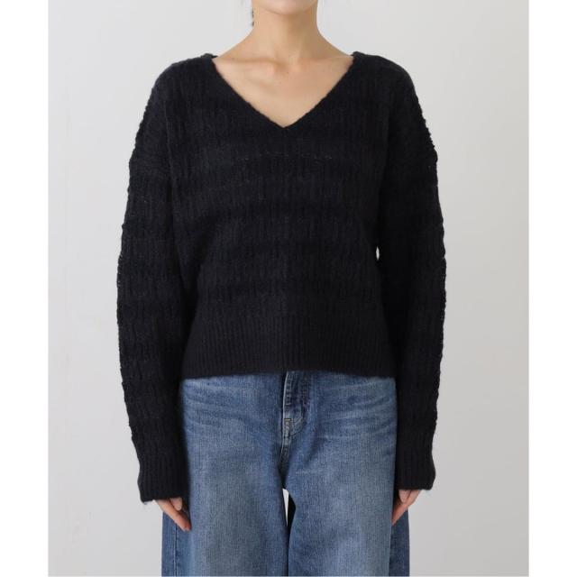 【NEW】スローブ イエナ（SLOBE IENA）/ループヤーンキカモチーフニット