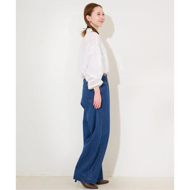 スローブ イエナ（SLOBE IENA）/《予約》コットンレースフリルブラウス