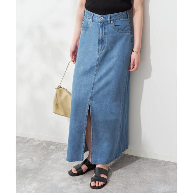 スローブ イエナ（SLOBE IENA）/《WEBのみ4サイズ展開》LE DENIM スリットフレアデニムスカート