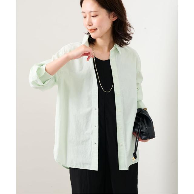 スローブ イエナ（SLOBE IENA）/《追加》Wash Cotton Color シャツ_7