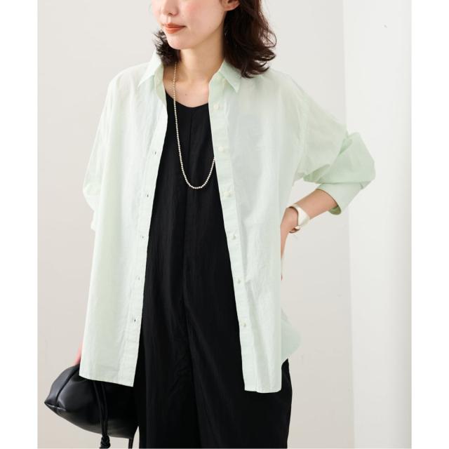 スローブ イエナ（SLOBE IENA）/《追加》Wash Cotton Color シャツ_9