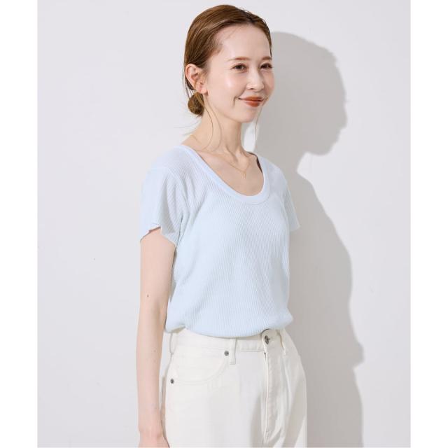 スローブ イエナ（SLOBE IENA）/CaRouseLamBRa/ケラウズランブラ シアーリブTシャツ 261−466SO_14