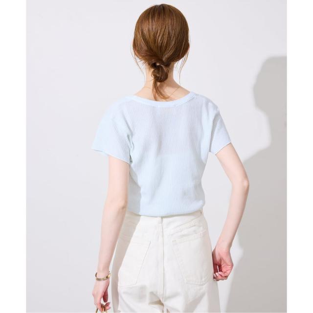 スローブ イエナ（SLOBE IENA）/CaRouseLamBRa/ケラウズランブラ シアーリブTシャツ 261−466SO_16
