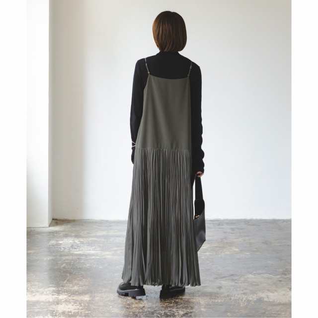 追加》シアーシフォンプリーツキャミワンピース（ワンピース