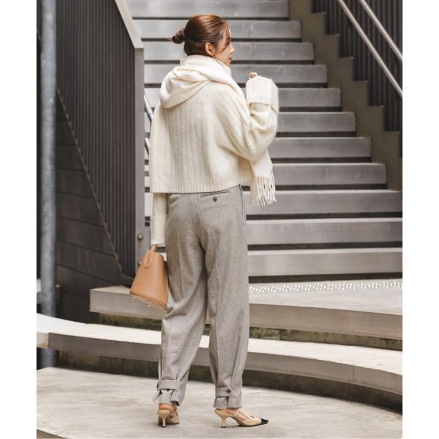 Noble　ORIGINALカシミヤストール　ホワイトA 入江詩織さん別注カラー Noble ORIGINALカシミヤストール ホワイトA 入江詩織さん別注