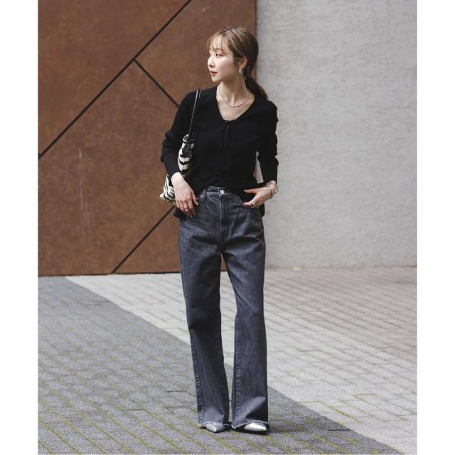 ノーブル（Noble）/レースアップリブニットの通販は