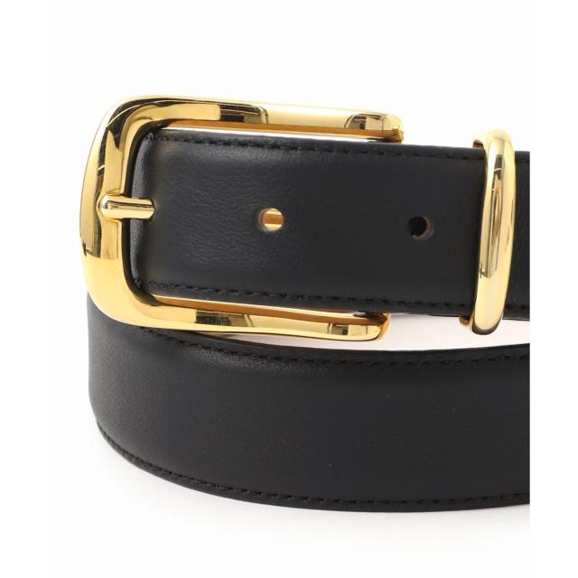 ノーブル（Noble）/《追加》ATELIER AMBOISE/アトリエ アンボワーズ レザーベルト(ブラック×ゴールド)の通販は