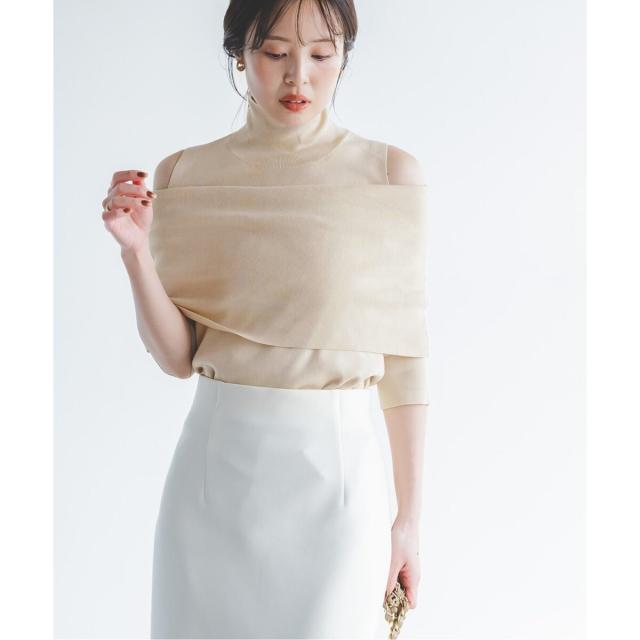 ノーブル（Noble）/《追加》ハイネックオフショルニットの通販は 20,900円