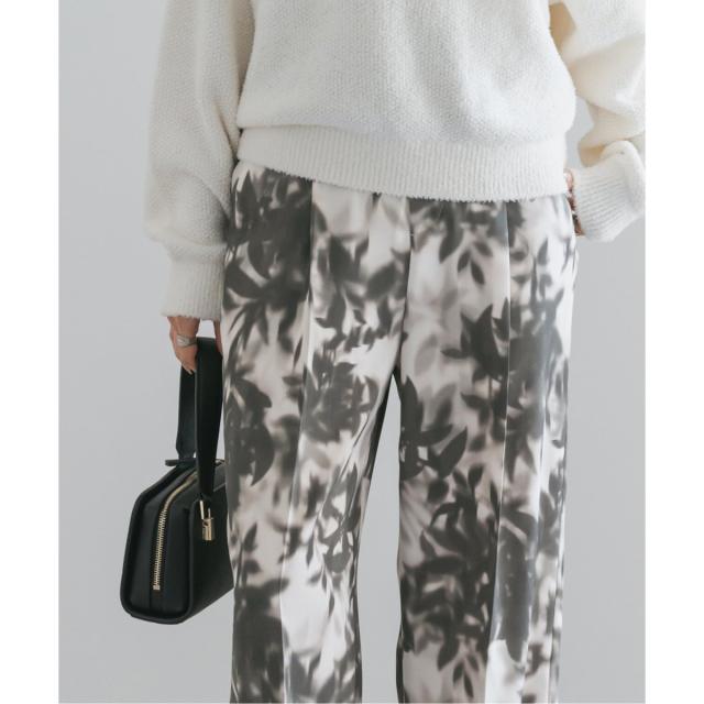 ノーブル（Noble）/コモレビプリントサテンワイドパンツの通販はau PAY  