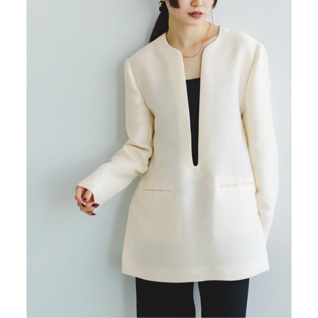 MAC DUGGAL新作 フェザー袖エンブロイダリーレースVネックドレス