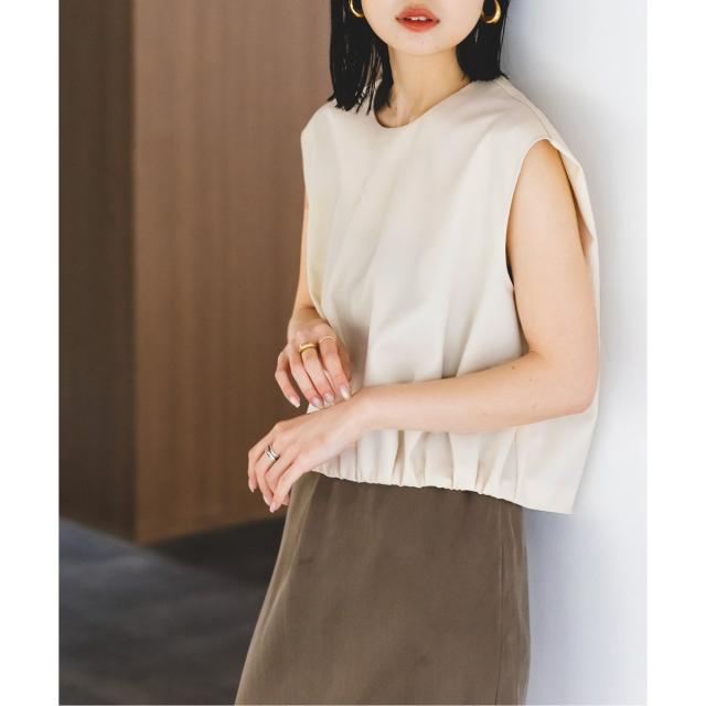 Noble　エステルツイルショートレングスブラウス ノーブル（Noble）/【洗える】エステルツイルショートレングス