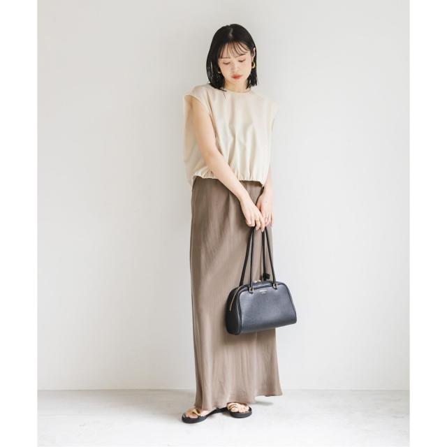 Noble　エステルツイルショートレングスブラウス Noble（ノーブル）の「【洗える】エステルツイルショート