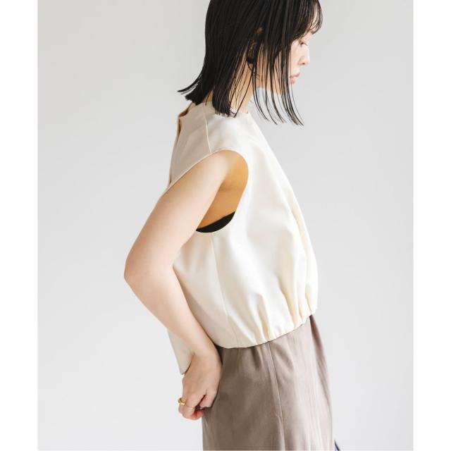 Noble　エステルツイルショートレングスブラウス NOBLE｜【洗える】エステルツイルショートレングスブラウス