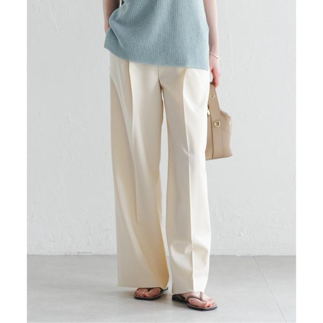 ノーブル（Noble）/《追加》【洗える】エステルツイルストレッチスラックスパンツ7