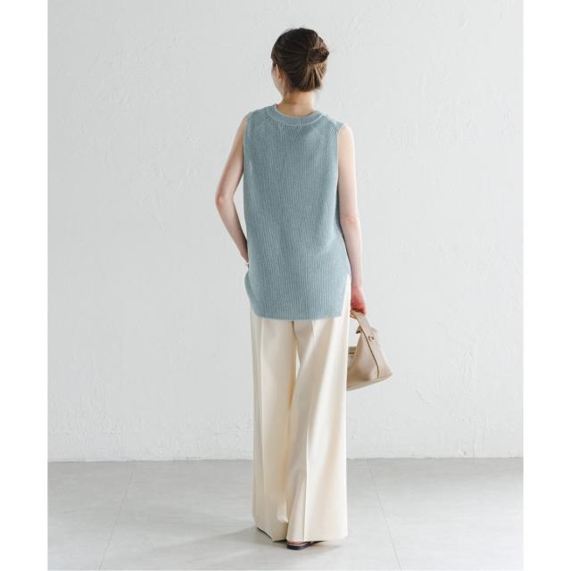 ノーブル（Noble）/《追加》【洗える】エステルツイルストレッチスラックスパンツ7