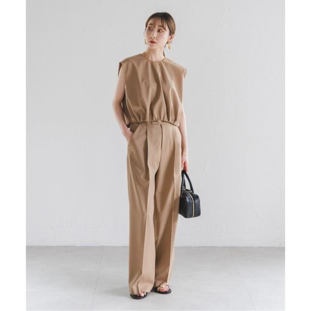 ノーブル（Noble）/《追加》【洗える】エステルツイルストレッチスラックスパンツ7