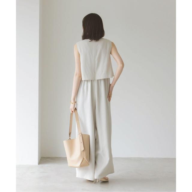 ノーブル（Noble）/《追加》ダブルクレープスリーブレスオールインワン