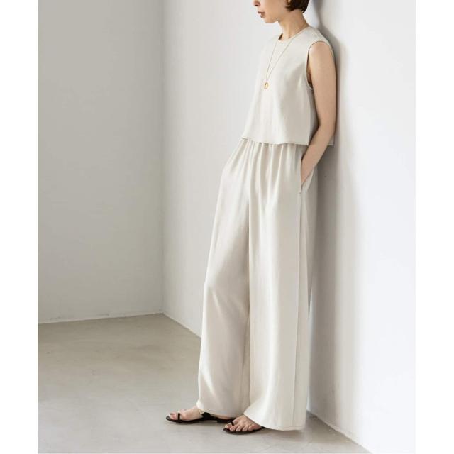 ノーブル（Noble）/《追加》ダブルクレープスリーブレスオールインワン