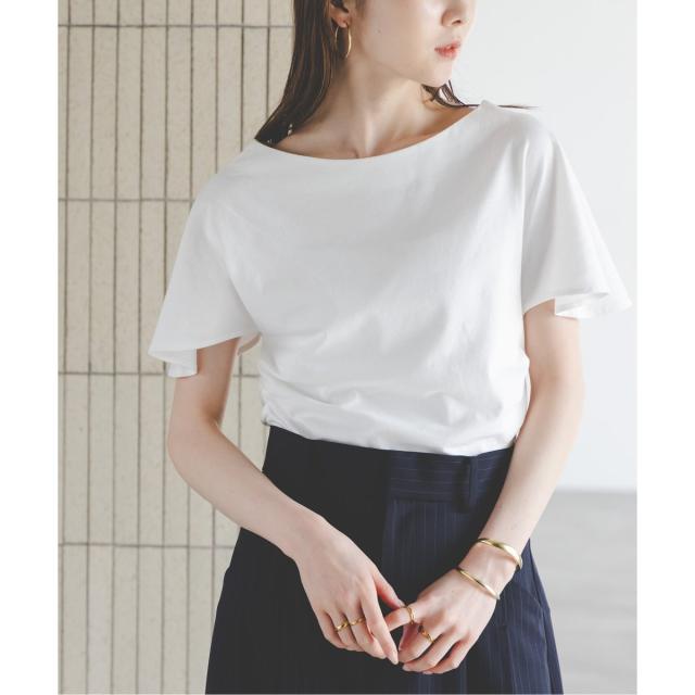 NOBLE ウエストディテールプルオーバー セール】ウエストディテールコットンプルオーバー（Tシャツ
