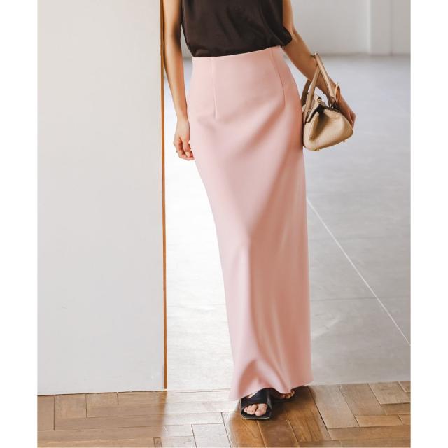 ノーブル（Noble）/《追加》【洗える】コンフォートジャージーライクタイトスカート 4