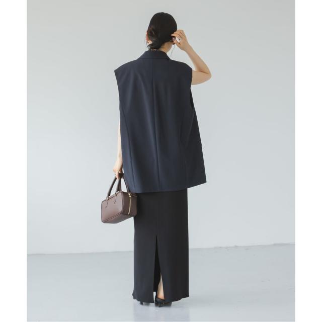 ノーブル（Noble）/《追加》【洗える】コンフォートジャージーライクタイトスカート 4