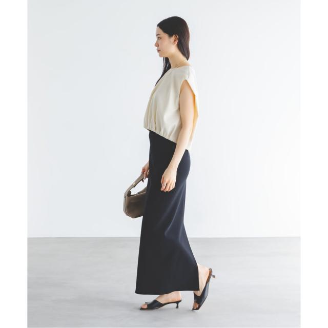 ノーブル（Noble）/《追加》【洗える】コンフォートジャージーライクタイトスカート 4