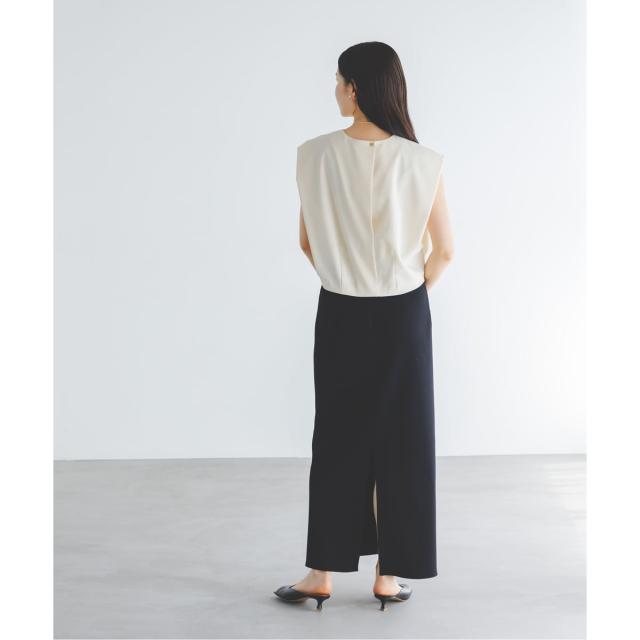 ノーブル（Noble）/《追加》【洗える】コンフォートジャージーライクタイトスカート 4