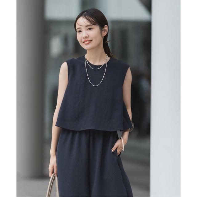 ノーブル（Noble）/《追加》ダブルクレープスリーブレスオールインワン3