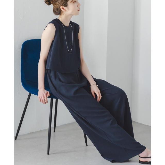 ノーブル（Noble）/《追加》ダブルクレープスリーブレスオールインワン3