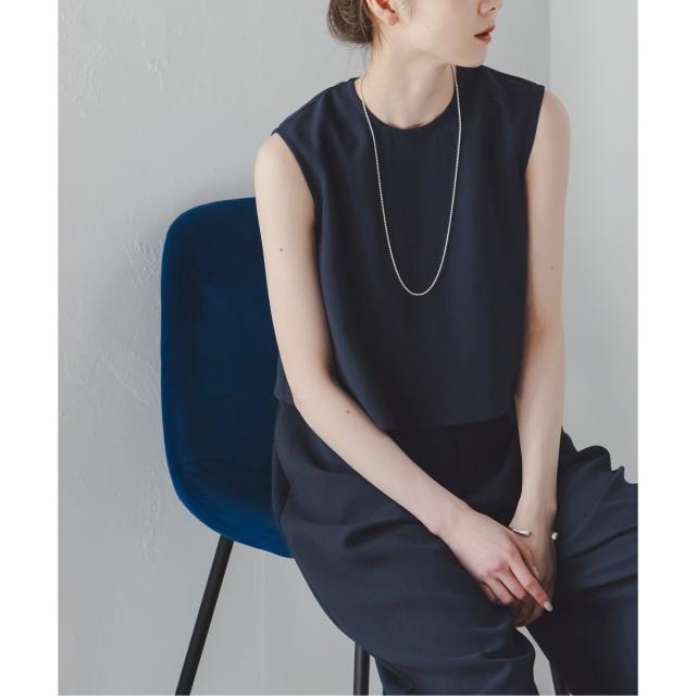 ノーブル（Noble）/《追加》ダブルクレープスリーブレスオールインワン