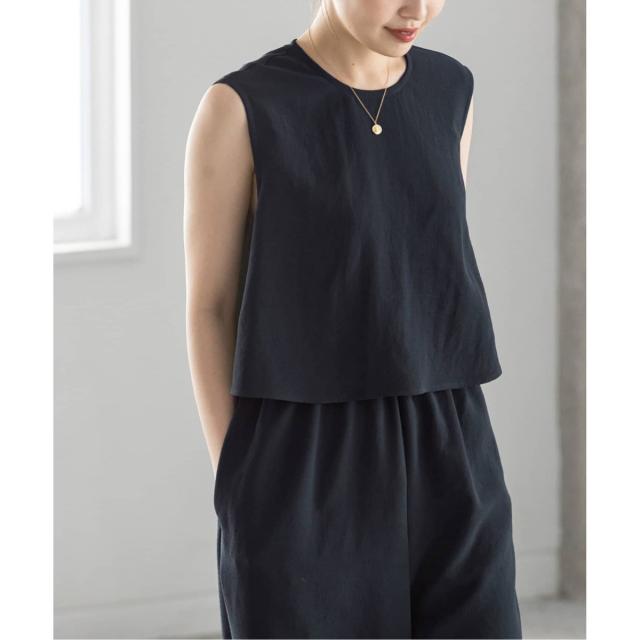 ノーブル（Noble）/《追加》ダブルクレープスリーブレスオールインワン3