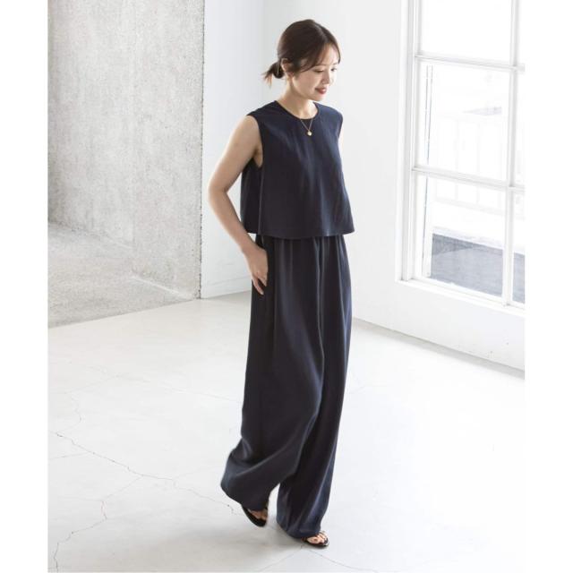 ノーブル（Noble）/《追加》ダブルクレープスリーブレスオールインワン3