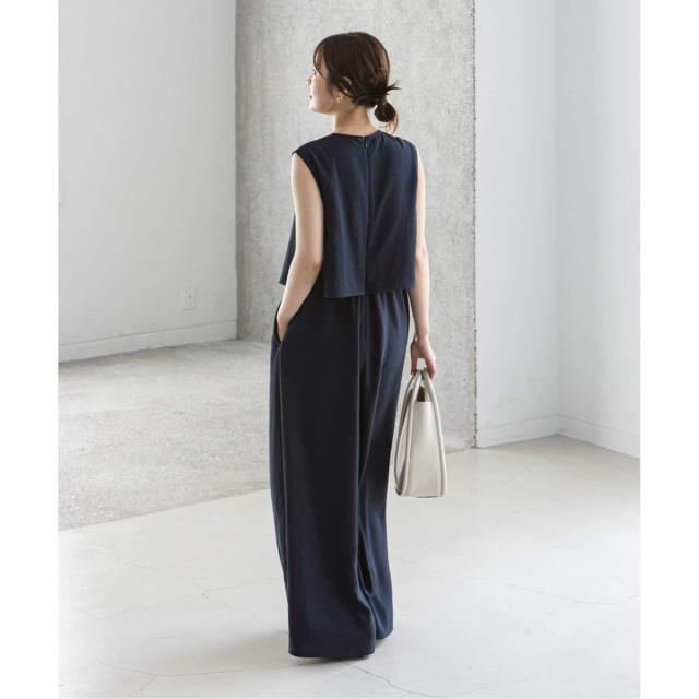 ノーブル（Noble）/《追加》ダブルクレープスリーブレスオールインワン3