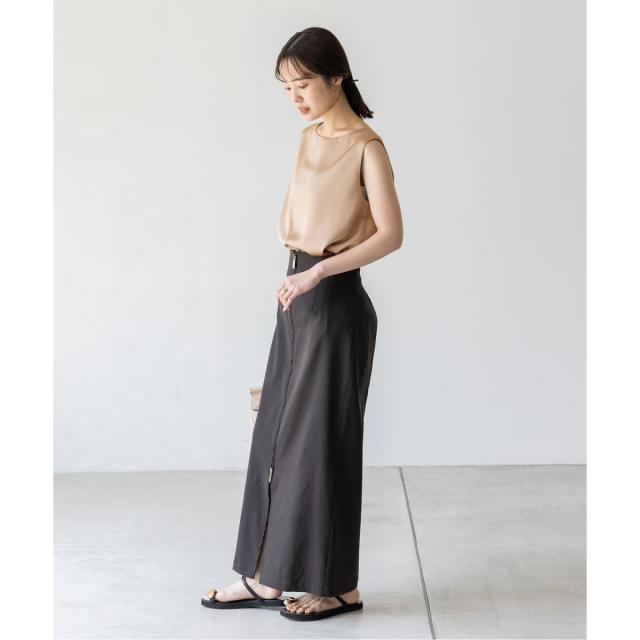 ノーブル（Noble）/【洗える】ルナサテンレイヤードブラウス