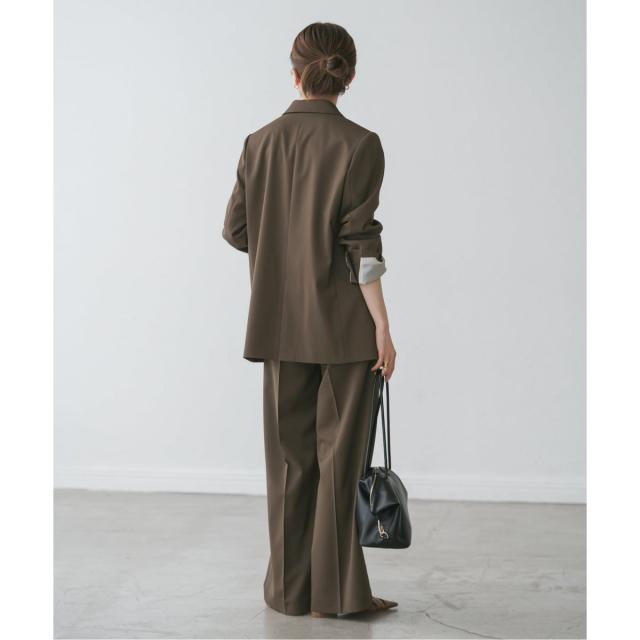 ノーブル（Noble）/《追加》【洗える】エステルツイルストレッチスラックスパンツ 8