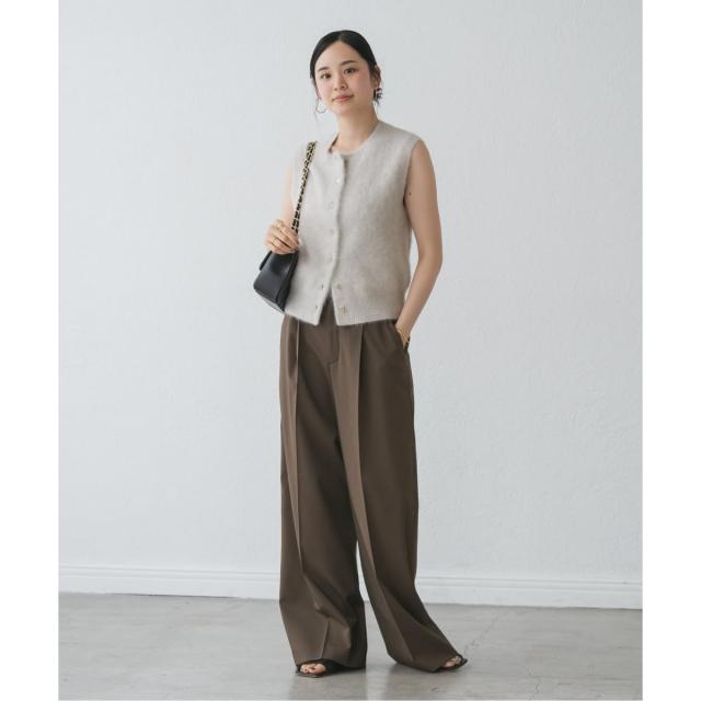 ノーブル（Noble）/《追加》【洗える】エステルツイルストレッチスラックスパンツ 8