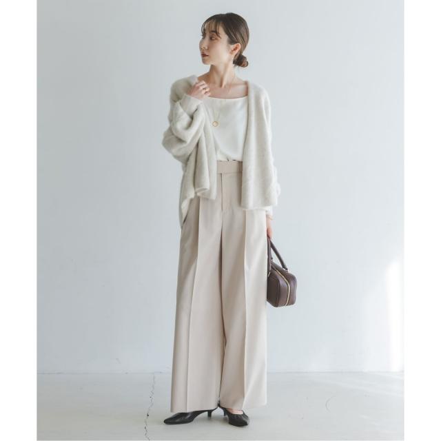 ノーブル（Noble）/《追加》【洗える】エステルツイルストレッチスラックスパンツ 8