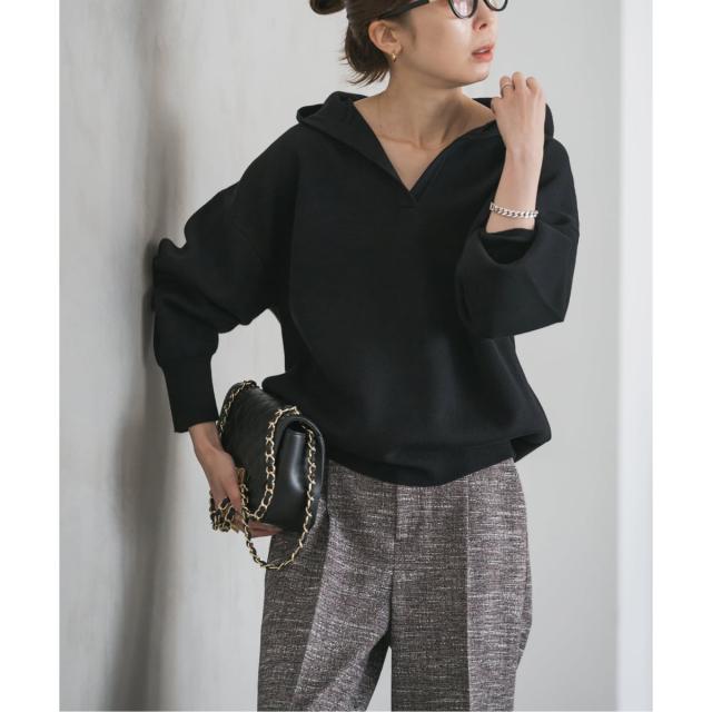 ノーブル（Noble）/《追加》接結タック編みフードプルオーバー