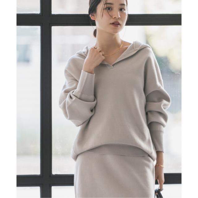 ノーブル（Noble）/《追加》接結タック編みフードプルオーバー