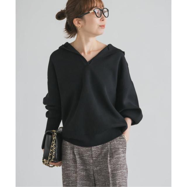 ノーブル（Noble）/《追加》接結タック編みフードプルオーバー