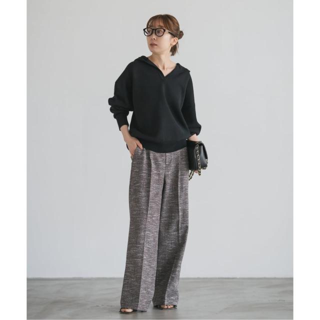 ノーブル（Noble）/《追加》接結タック編みフードプルオーバー