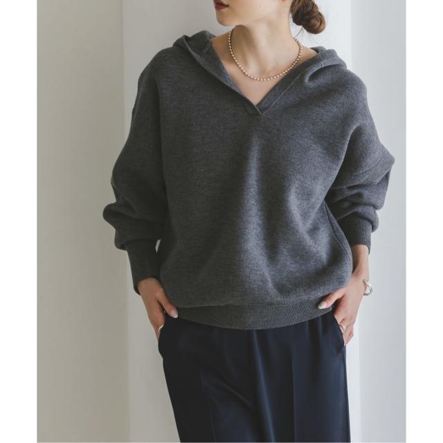 ノーブル（Noble）/《追加》接結タック編みフードプルオーバー