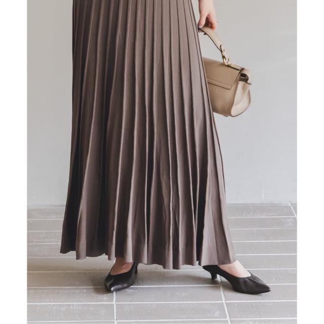 ノーブル（Noble）/【NOBLE×L'AUBE BLANC】シアーワイドリブニット