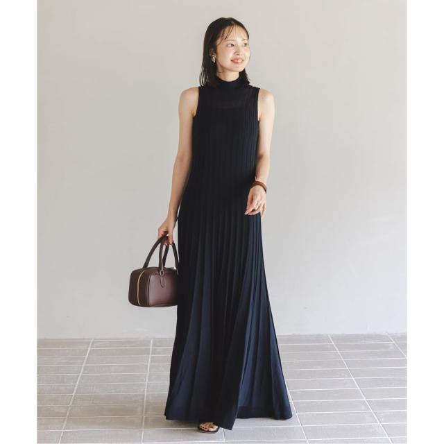 ノーブル（Noble）/【NOBLE×L'AUBE BLANC】シアーワイドリブニット