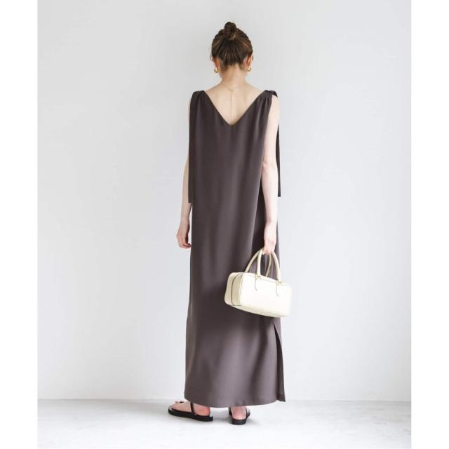 【美品】Noble ウォッシャブルジョーゼット2wayワンピース Noble（ノーブル）の「【洗える】ウォッシャブルジョーゼット